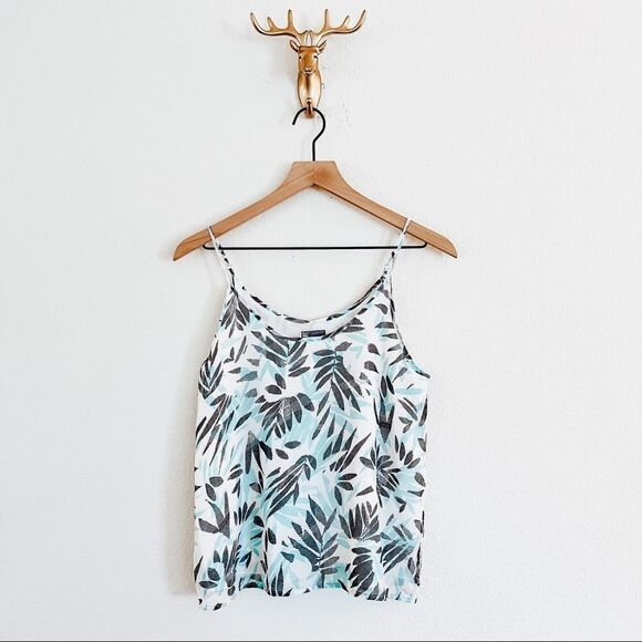 CHELSEA28 MESH Leaf See Through Halter Top Tank Top Size Small - Picture 1 of 7